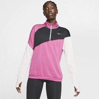 Top Nike Running Dama Fucsie Negrii Roz | MNWP-30856